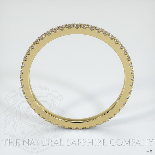 18K Yellow Gold Diamond Eternity Wedding Band
