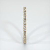 18K Yellow Gold Diamond Eternity Wedding Band Image