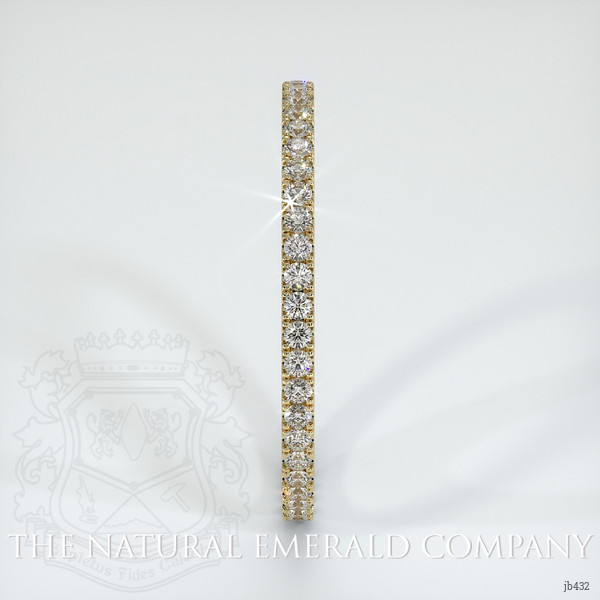 18K Yellow Gold Diamond Eternity Wedding Band