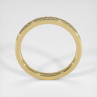 18K Yellow Gold Diamond Pave Wedding Band Image
