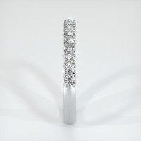 14K White Gold Diamond Prong Wedding Band Image