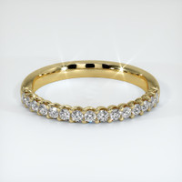 14K Yellow Gold Diamond Prong Wedding Band Video