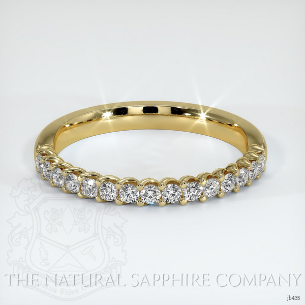 14K Yellow Gold Diamond Prong Wedding Band