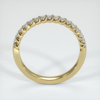 14K Yellow Gold Diamond Prong Wedding Band Image