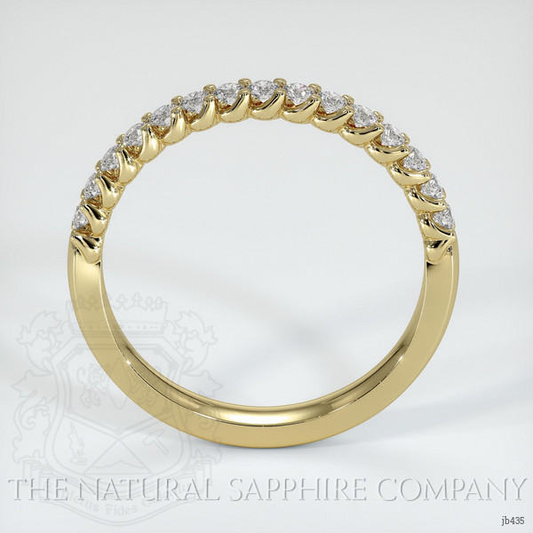 14K Yellow Gold Diamond Prong Wedding Band