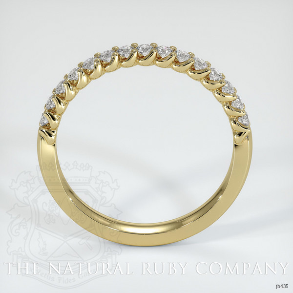 14K Yellow Gold Diamond Prong Wedding Band