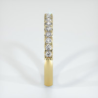18K Yellow Gold Diamond Prong Wedding Band Image