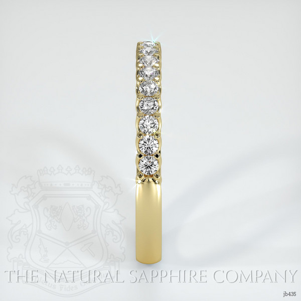 18K Yellow Gold Diamond Prong Wedding Band