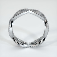 Platinum 950 Diamond and Diamond Eternity Wedding Band Image