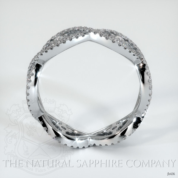 14K White Gold Diamond Eternity Wedding Band