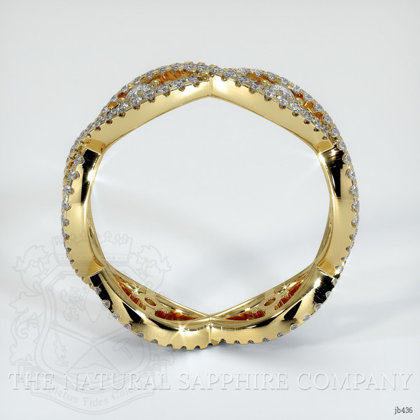 18K Yellow Gold Diamond Eternity Wedding Band