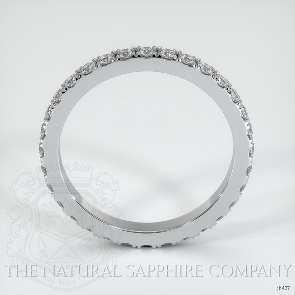 14K White Gold Diamond Eternity Wedding Band