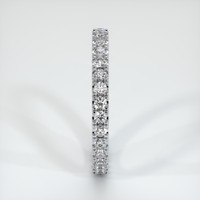 14K White Gold Diamond Eternity Wedding Band Image