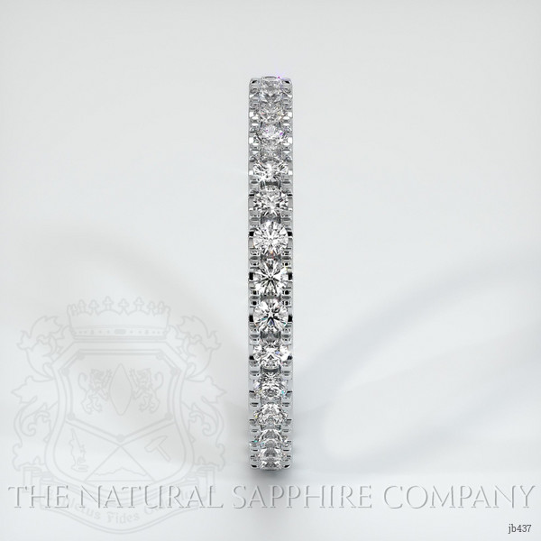14K White Gold Diamond Eternity Wedding Band