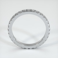 18K White Gold Diamond Eternity Wedding Band Image
