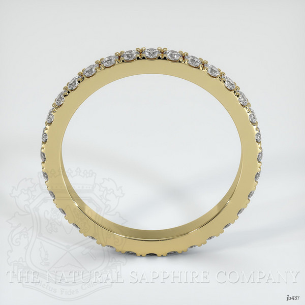 14K Yellow Gold Diamond Eternity Wedding Band