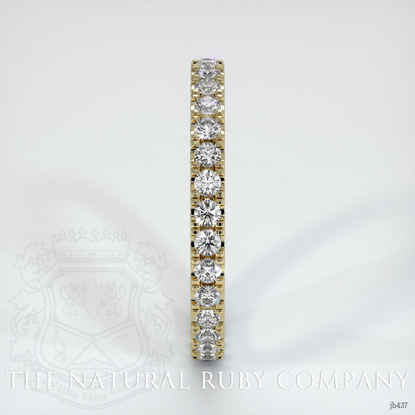 14K Yellow Gold Diamond Eternity Wedding Band