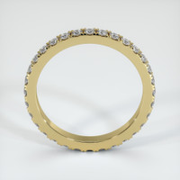 18K Yellow Gold Diamond Eternity Wedding Band Image