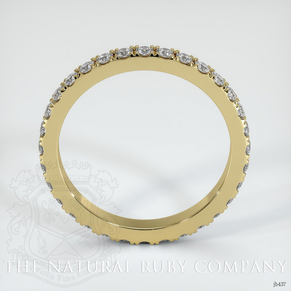 18K Yellow Gold Diamond Eternity Wedding Band