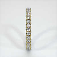 18K Yellow Gold Diamond Eternity Wedding Band Image