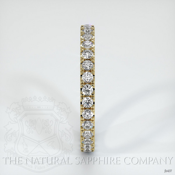18K Yellow Gold Diamond Eternity Wedding Band