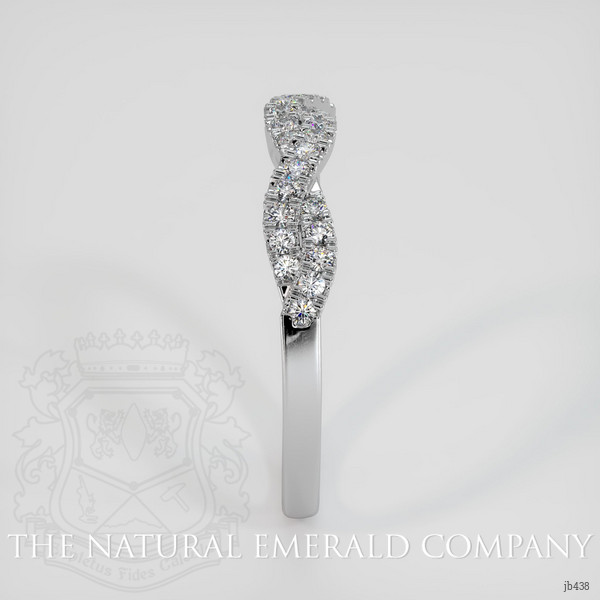 Platinum 950 Diamond Pave Wedding Band