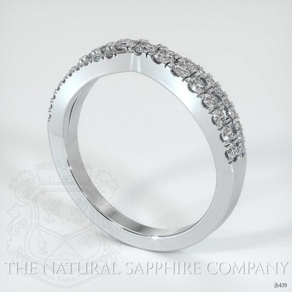 Platinum 950 Diamond Pave Wedding Band