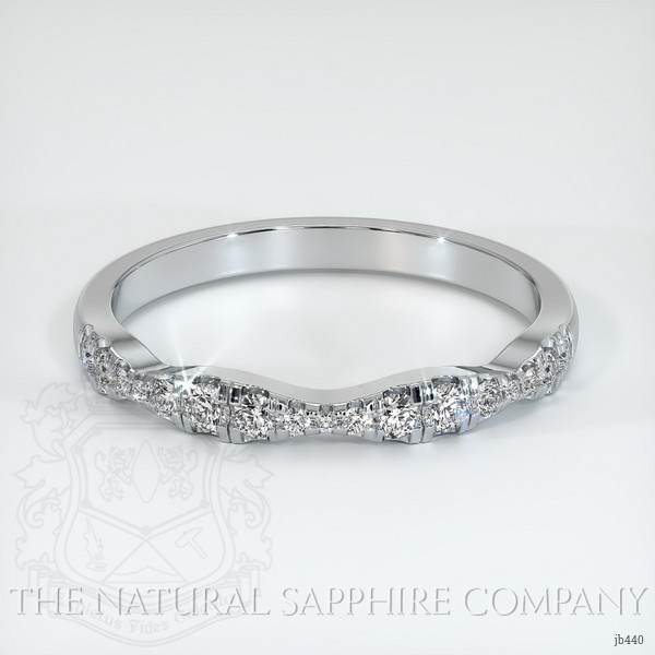Platinum 950 Diamond Pave Wedding Band