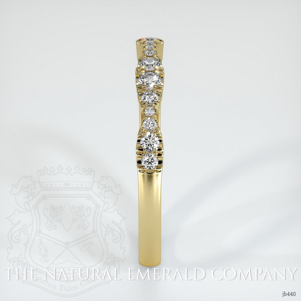 18K Yellow Gold Diamond and Diamond and Diamond and Diamond and Diamond and Diamond Pave Wedding Band