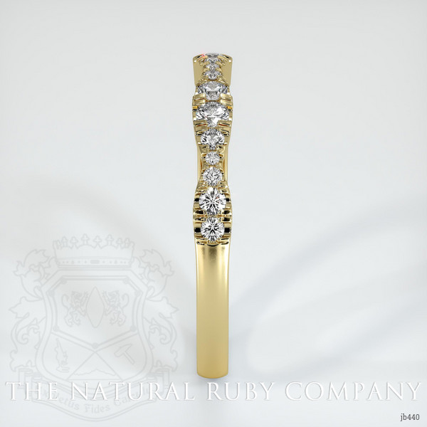 18K Yellow Gold Diamond and Diamond and Diamond and Diamond and Diamond and Diamond Pave Wedding Band