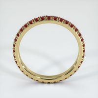 14K Yellow Gold Ruby Eternity Wedding Band Image