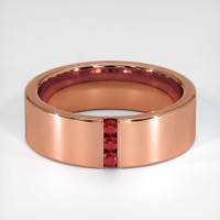 14K Rose Gold Men's Wedding Band Video