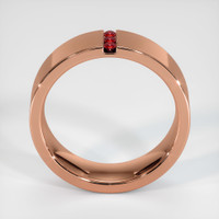 14K Rose Gold Men's Wedding Band Image