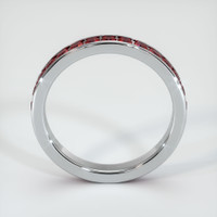 Platinum 950 Ruby Eternity Wedding Band Image