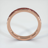 14K Rose Gold Eternity Wedding Band Image