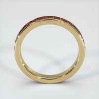 14K Yellow Gold Ruby Eternity Wedding Band Image