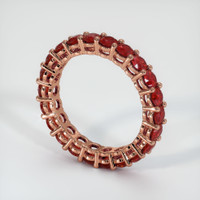 14K Rose Gold Eternity Wedding Band Image