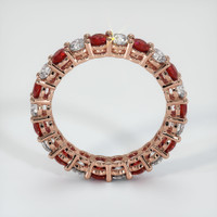14K Rose Gold Eternity Wedding Band Image