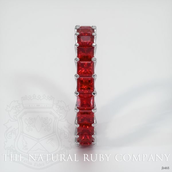 Platinum 950 Ruby Eternity Wedding Band