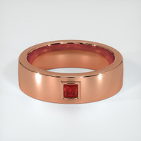 14K Rose Gold Men's Wedding Band Video