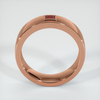14K Rose Gold Men's Wedding Band Image