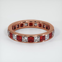 14K Rose Gold Eternity Wedding Band Video