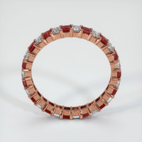 14K Rose Gold Eternity Wedding Band Image