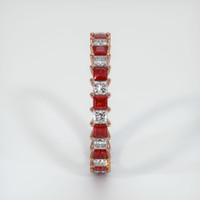 14K Rose Gold Eternity Wedding Band Image