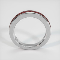 Platinum 950 Ruby Channel Wedding Band Image