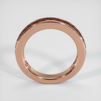 14K Rose Gold Ruby Channel Wedding Band Image