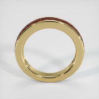 14K Yellow Gold Ruby Channel Wedding Band Image