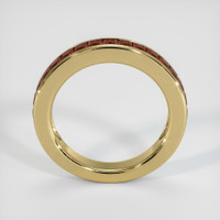 18K Yellow Gold Ruby Channel Wedding Band Image