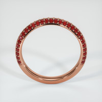 14K Rose Gold Prong Wedding Band Image