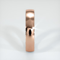 14K Rose Gold Men's Plain Band Image